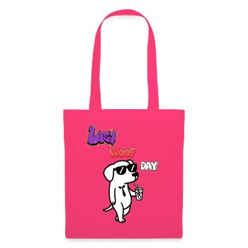 Hip Woof Day - Stoffbeutel - Azalea - Vorne
