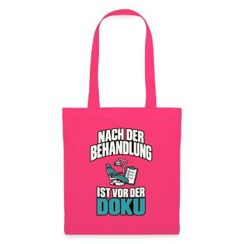 Zahnmedizinische Fachangestellte  - Stoffbeutel - Azalea - Vorne