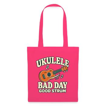 Lustiger Ukulele-spieler Dunkler Humor - Stoffbeutel - Azalea - Vorne