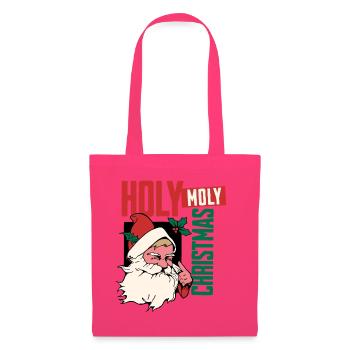 Holy Moly Christmas Santa - Stoffbeutel - Azalea - Vorne
