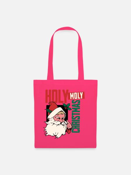 Holy Moly Christmas Santa - Stoffbeutel - Azalea