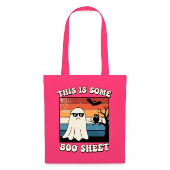 Geist mit cooler Sonnenbrille Halloween Boo Sheet - Stoffbeutel - Azalea - Vorne