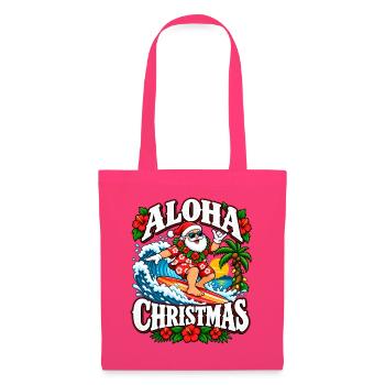 Aloha Weihnachten Surfer Santa - Stoffbeutel - Azalea - Vorne