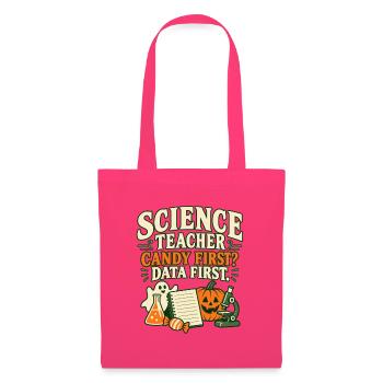 Naturwissenschaftslehrer Halloween Chemie Biologie - Stoffbeutel - Azalea - Vorne