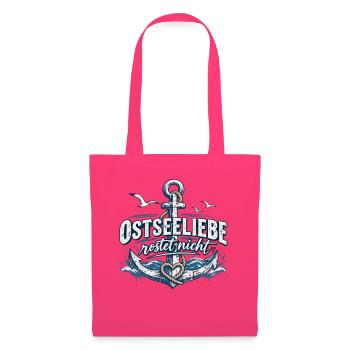 OstseeLiebe Rostet Nicht - Stoffbeutel - Azalea - Vorne