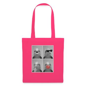 Delfine Delfin - Stoffbeutel - Azalea - Vorne