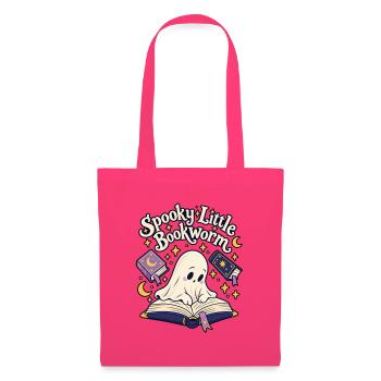 Spooky Little Bookworm - Stoffbeutel - Azalea - Vorne