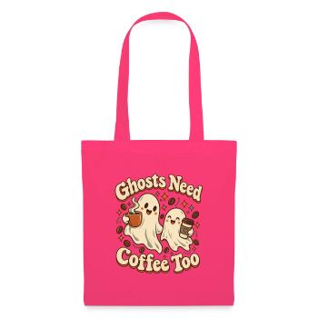 Ghosts Need Coffee Too - Stoffbeutel - Azalea - Vorne