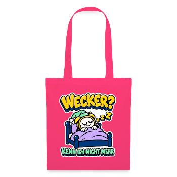 Wecker? Kenn ich nicht mehr - Rente - Stoffbeutel - Azalea - Vorne