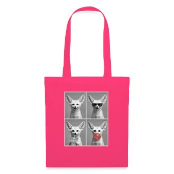 Wüstenfuchs Fennek - Stoffbeutel - Azalea - Vorne
