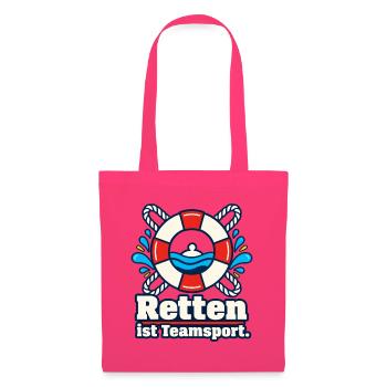 Rettungsschwimmer Lifeguard Team Wasserrettung - Stoffbeutel - Azalea - Vorne