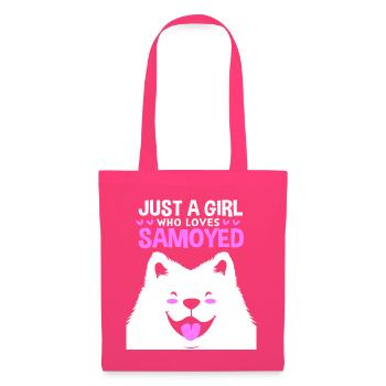 Samojede Hund Samoyed - Stoffbeutel - Azalea - Vorne