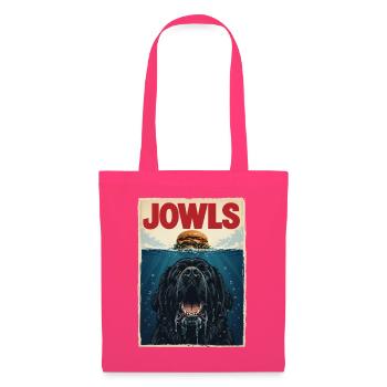 Jowls – Neufundländer Hund Newfie Papa Newfie Mama - Stoffbeutel - Azalea - Vorne