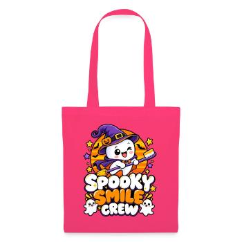 Spooky Smile Crew Halloween - Stoffbeutel - Azalea - Vorne