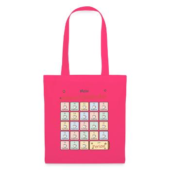 Adventskalender Kaffee für Lehrer und Lehrerinnen - Stoffbeutel - Azalea - Vorne