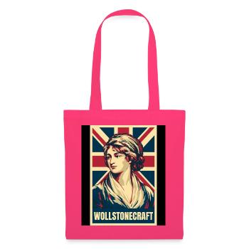 Mary Wollstonecraft UK Pop Art - Stoffbeutel - Azalea - Vorne