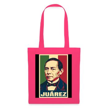 Benito Juárez Mexiko Pop Art - Stoffbeutel - Azalea - Vorne