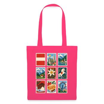Österreich Briefmarken - Stoffbeutel - Azalea - Vorne