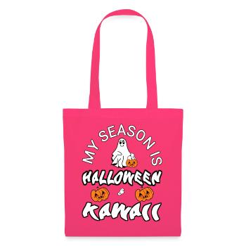 meine saison ist halloween  - Stoffbeutel - Azalea - Vorne