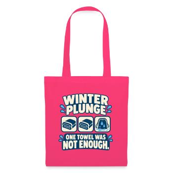Winter Sprung Kaltwasser-challenge Schwimmfinisher - Stoffbeutel - Azalea - Vorne