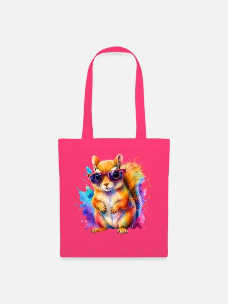Süßes Eichhörnchen mit Sonnenbrille - Stoffbeutel - Azalea