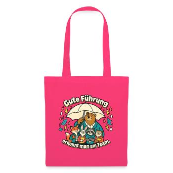 Chef Chefin Geschenk Gute Führung Team - Stoffbeutel - Azalea - Vorne