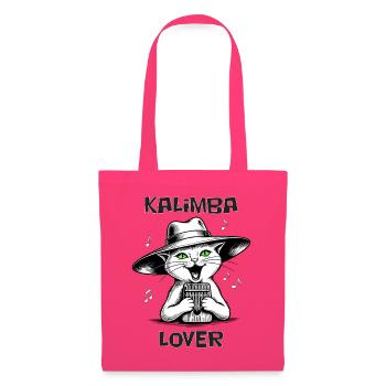 Katzenspiel Kalimba – Kalimba-Liebhaber - Stoffbeutel - Azalea - Vorne