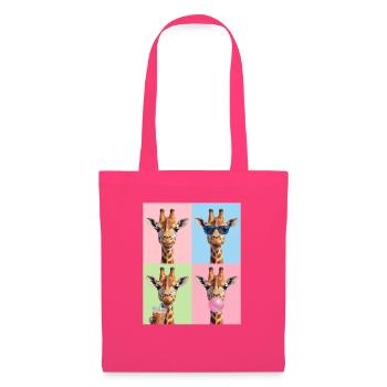 Giraffen Giraffe - Stoffbeutel - Azalea - Vorne