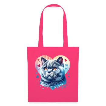 Britisch Kurzhaar Katze - Stoffbeutel - Azalea - Vorne