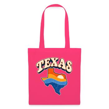 Texas Retro Sonnenuntergang - Stoffbeutel - Azalea - Vorne