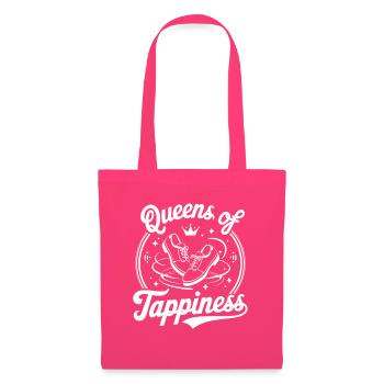 Queens of Tappiness Sneaker Königinnen Streetwear - Stoffbeutel - Azalea - Vorne