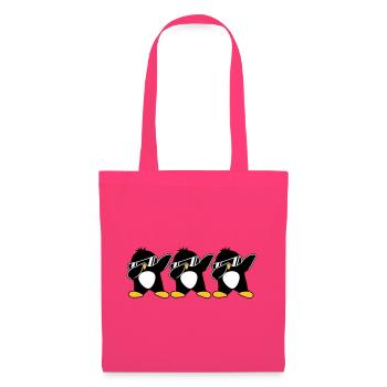 Dab Équipe Pingouin - Sac en tissu - rose azalée - Devant