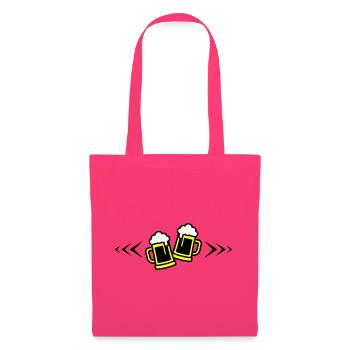 Beer Toast Symbol Beer Mug - Tote Bag - azalea - Front