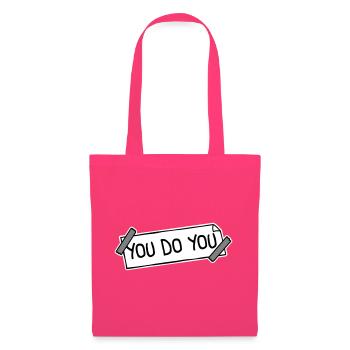 Tu fais ton drôle Confiance en toi Logo de la liberté - Sac en tissu - rose azalée - Devant