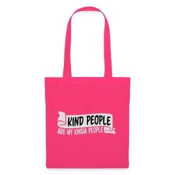 Les gens gentils sont mon genre de gentillesse - Sac en tissu - rose azalée - Devant