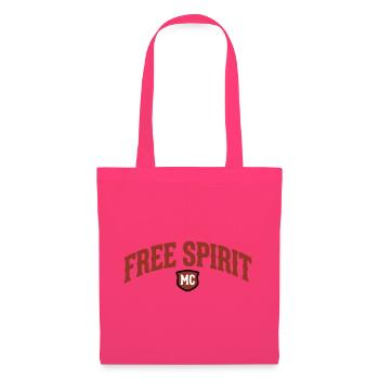 Free Spirit MC Lettering - Tote Bag - azalea - Front