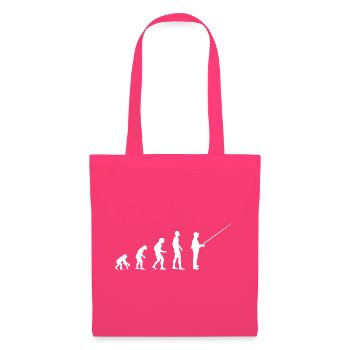Angler Merch Angeln Geschenkidee - Stoffbeutel - Azalea - Vorne