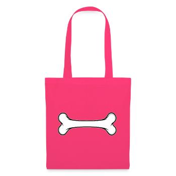 Hundeknochen Design - Stoffbeutel - Azalea - Vorne