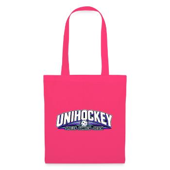 Unihockey NeonLogo Kraftvoll - Stoffbeutel - Azalea - Vorne