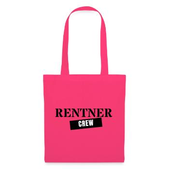 Équipage retraité - Équipe de cadeaux de retraite - Sac en tissu - rose azalée - Devant