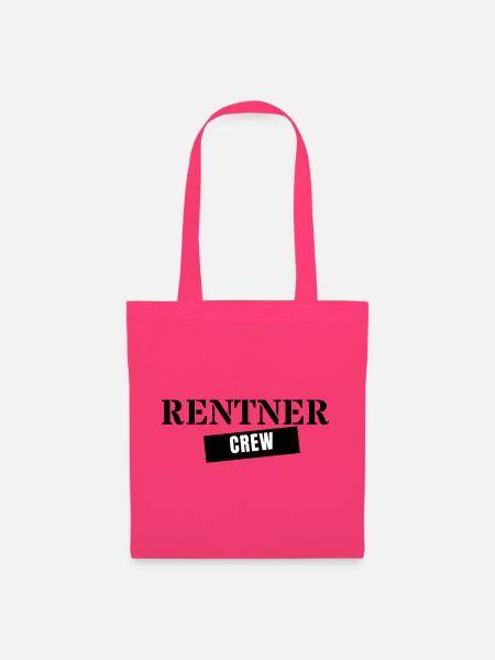 Rentner Crew - Rente Ruhestand Geschenk Team - Stoffbeutel - Azalea