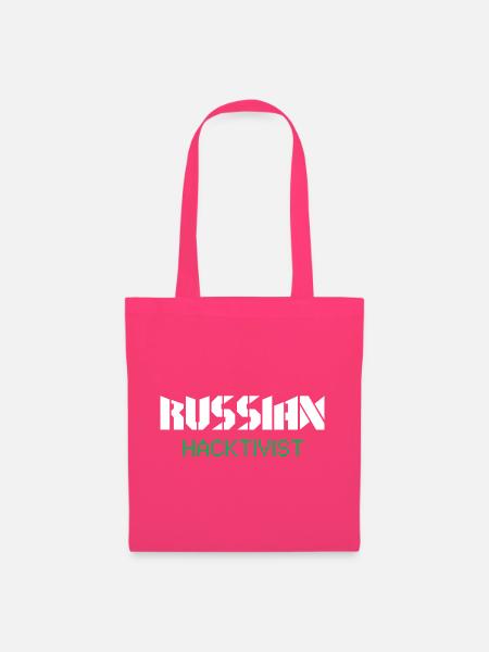 Russian Hacktivist Cyber Security Design - Stoffbeutel - Azalea