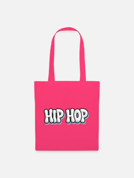 HIP HOP - White Bubble 3D Graffiti Oldschool - Stoffbeutel - Azalea