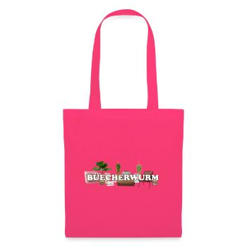 BÜECHERWURM - Stoffbeutel - Azalea - Vorne
