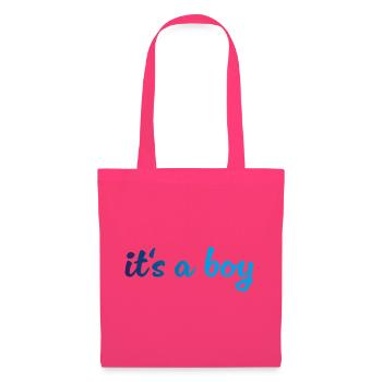 Its a Boy Gradient Blau - Stoffbeutel - Azalea - Vorne