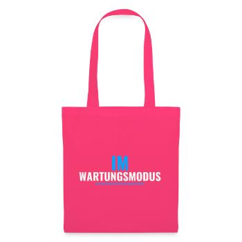Im Wartungsmodus – Shirt für IT‑Administratoren - Stoffbeutel - Azalea - Vorne
