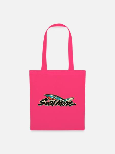 Surf More – Wind Classic - Stoffbeutel - Azalea