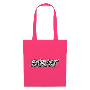 STREET Chrome Graffiti: Silver Street Art Classic - Stoffbeutel - Azalea - Vorne
