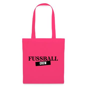 Fußball Crew - Mannschaft Verein Fußballteam - Stoffbeutel - Azalea - Vorne