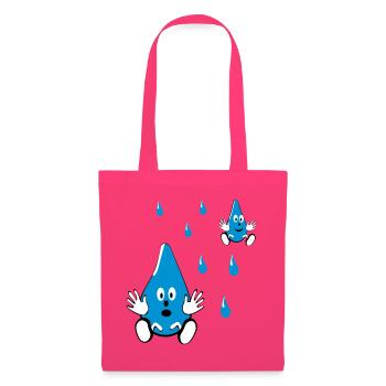 Little Water Drop Friends - Tote Bag - azalea - Front